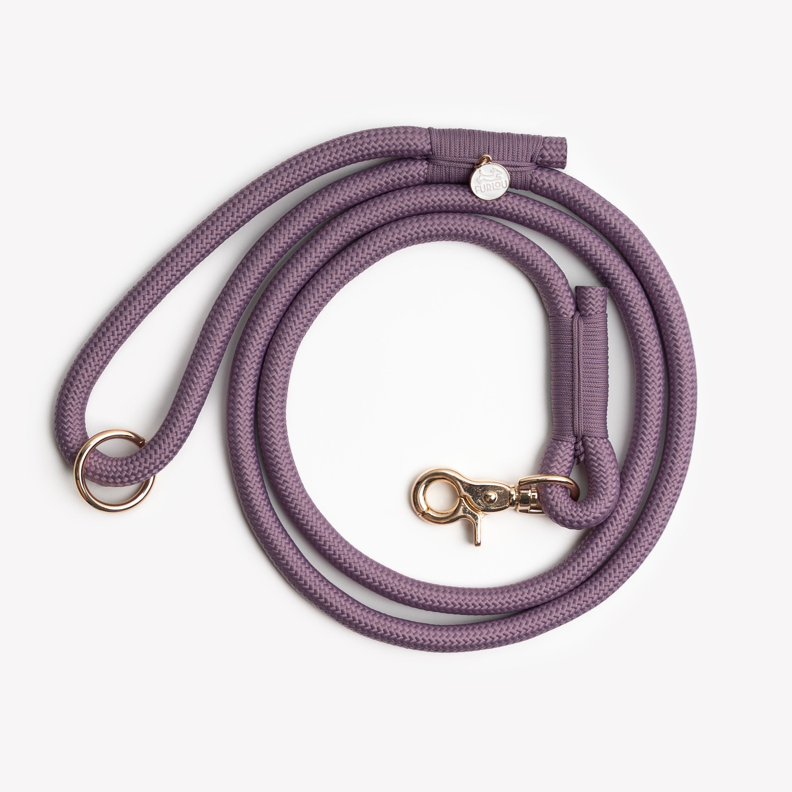'Lilac' - Braided Rope Leash - FURLOU