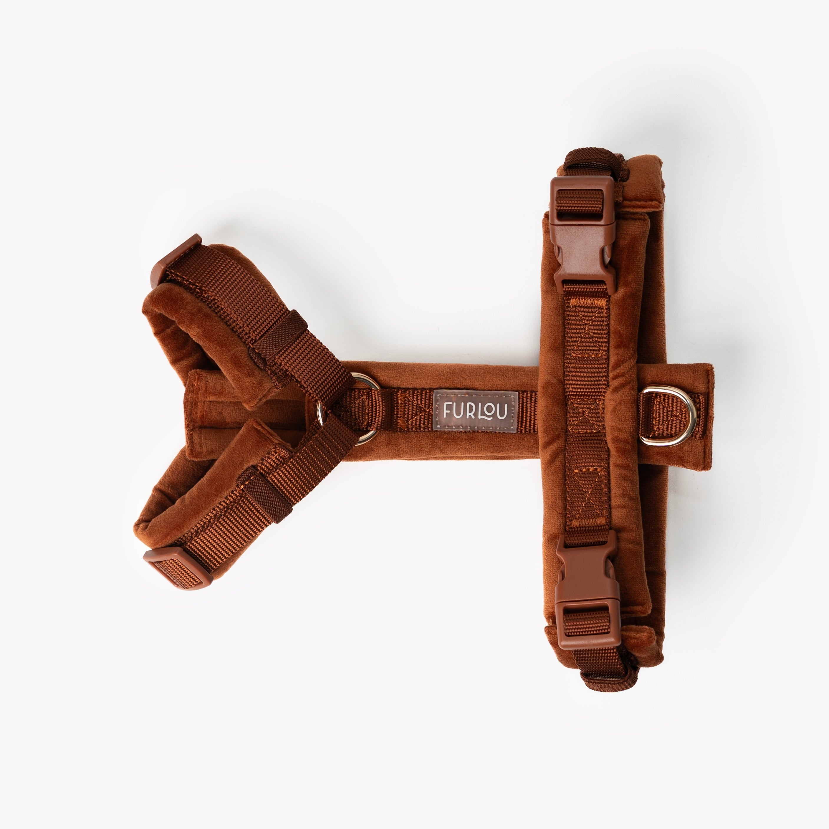 Clay - Velvet Dog Harness - FURLOU