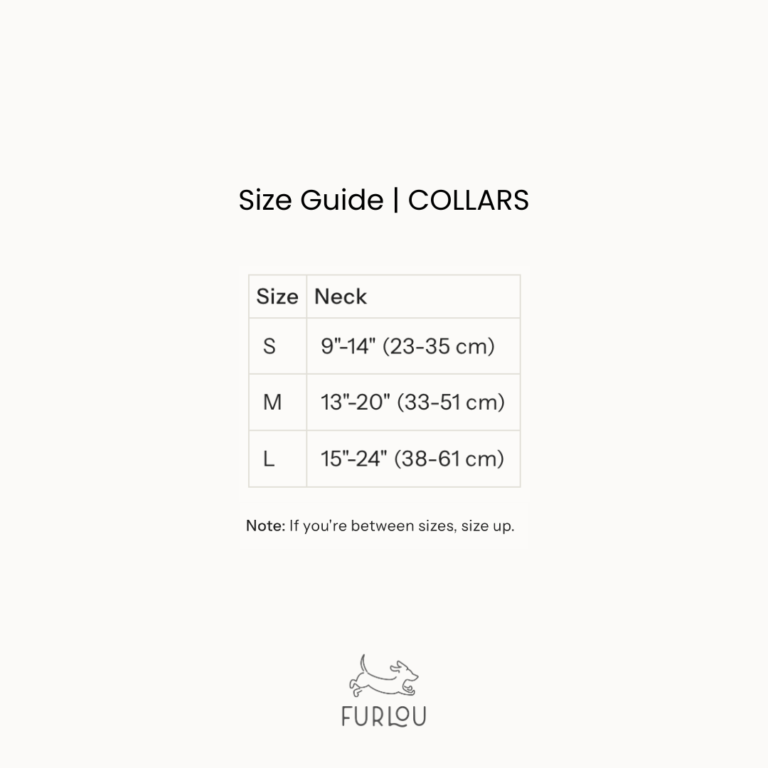 'Yellow' - Velvet Dog Collar - FURLOU