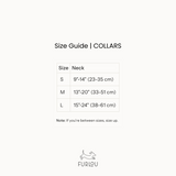 'Yellow' - Velvet Dog Collar - FURLOU