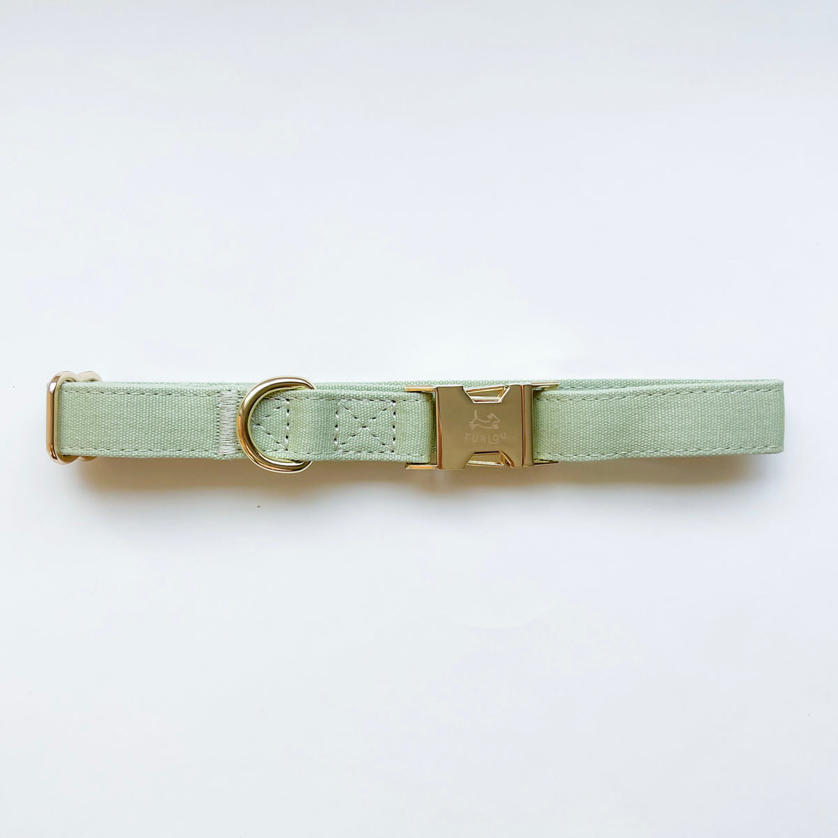 'Sage Green' Dog Collar FURLOU