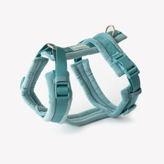 Blue - Velvet Dog Harness - FURLOU 