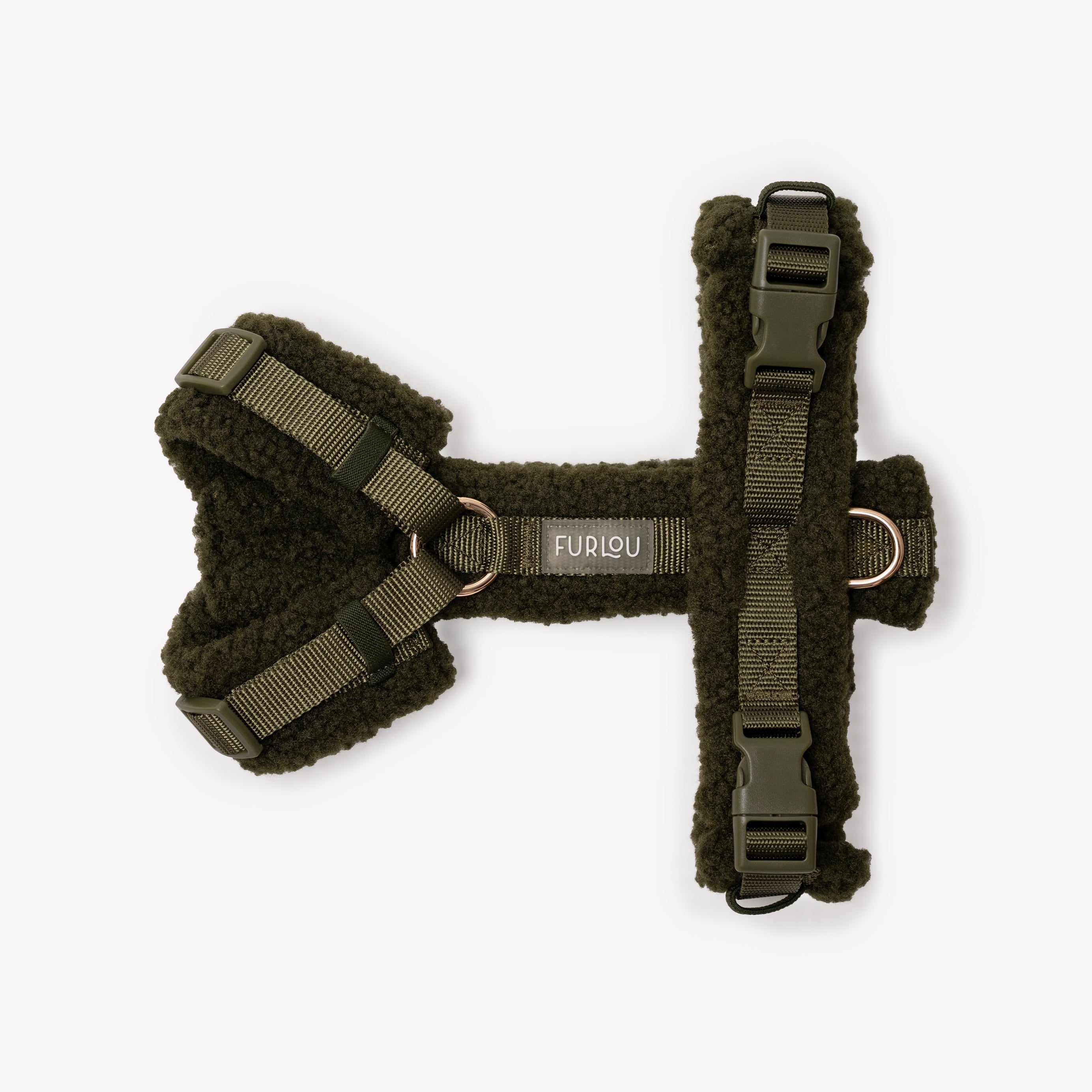 Moss Green' - Sherpa Dog Harness – FURLOU