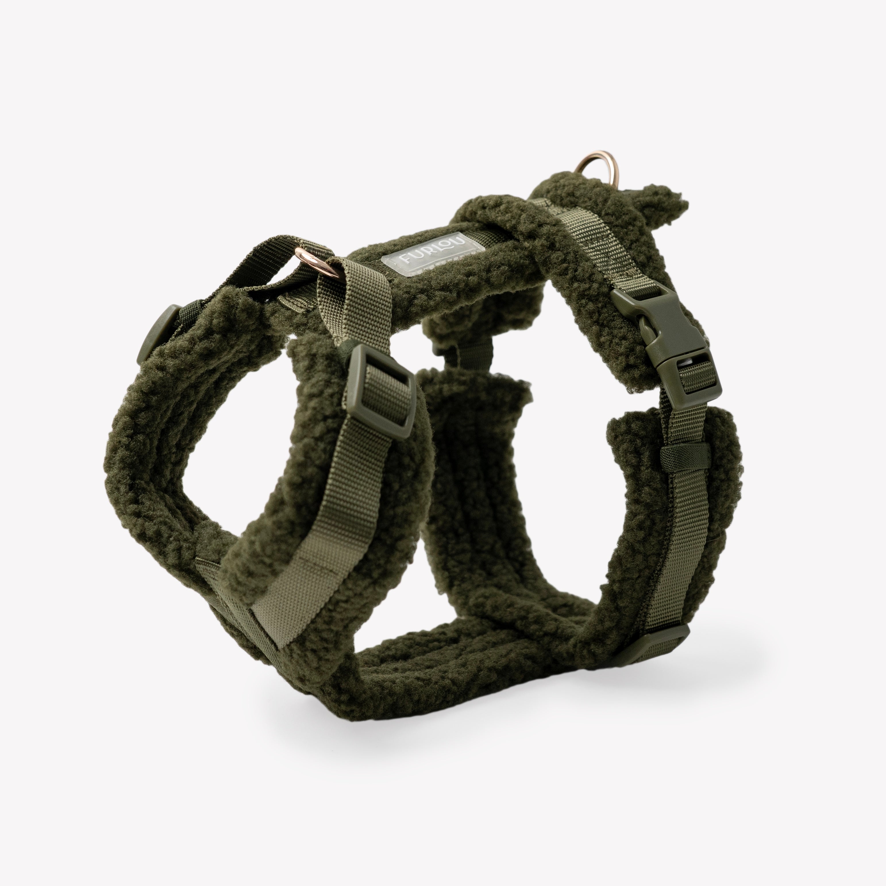 'Moss Green' - Sherpa Dog Harness - FURLOU 