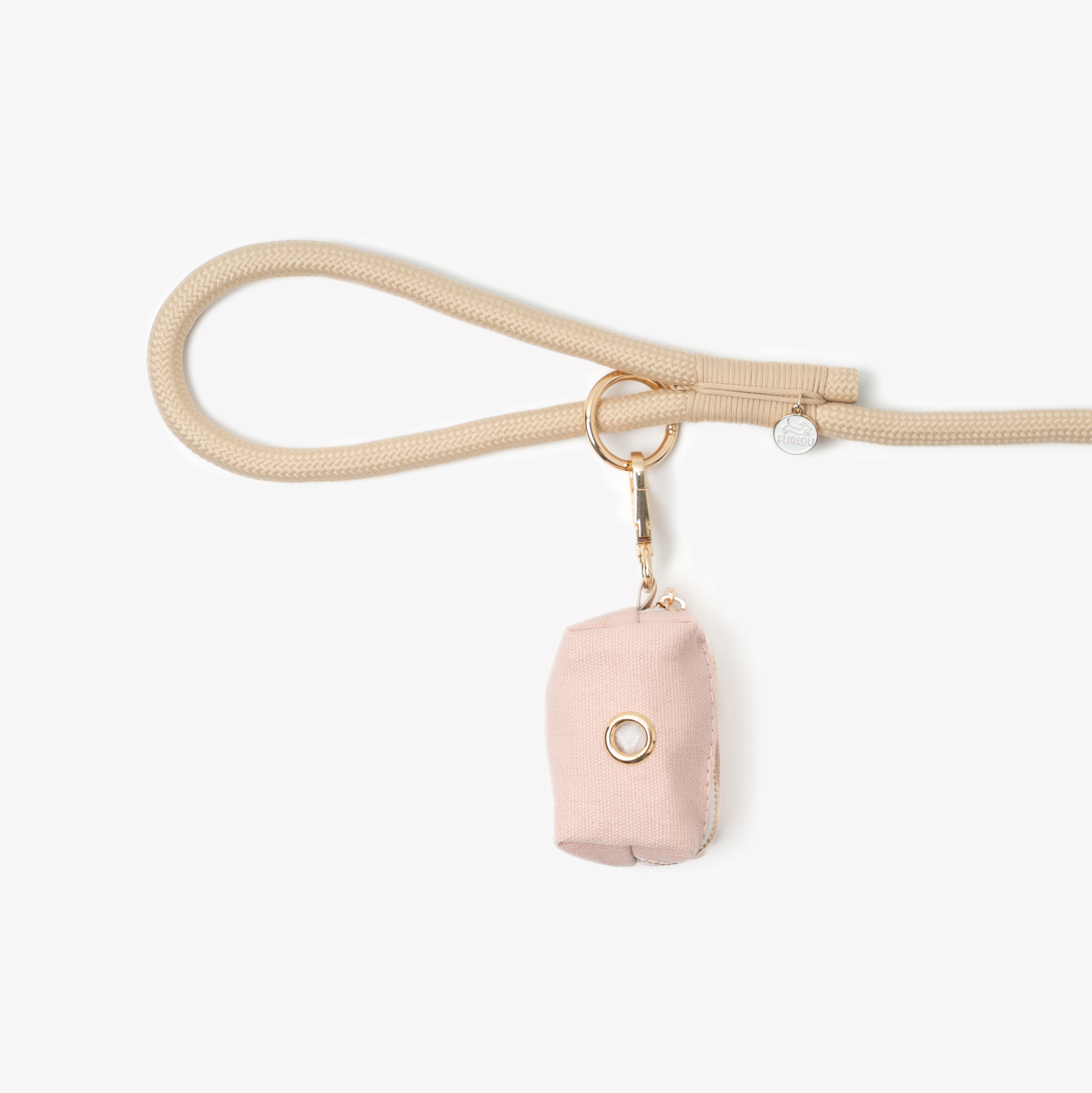 'Powder Rose' - Poop Bag Holder - FURLOU 