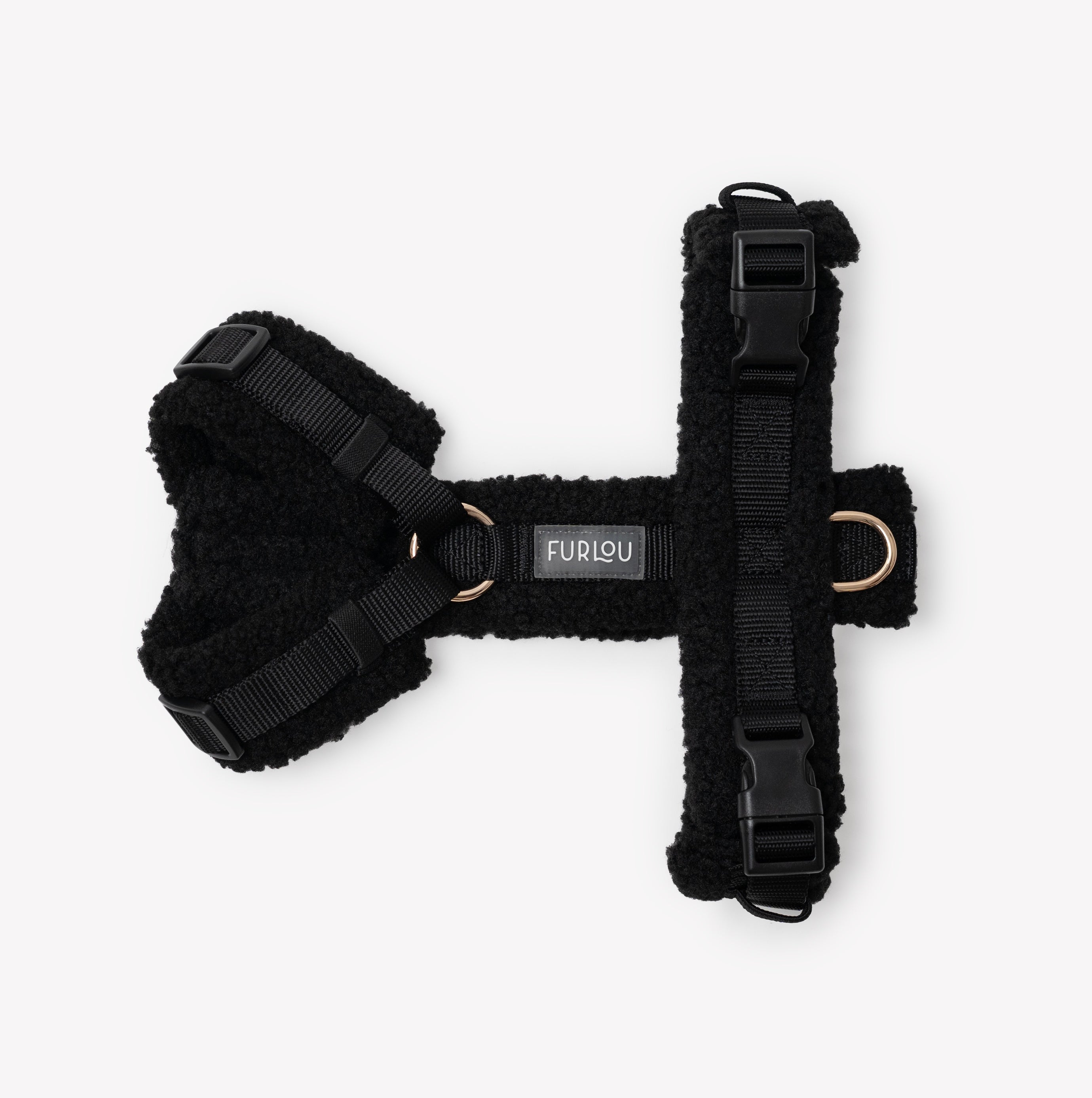 'Black' - Sherpa Dog Harness - FURLOU 