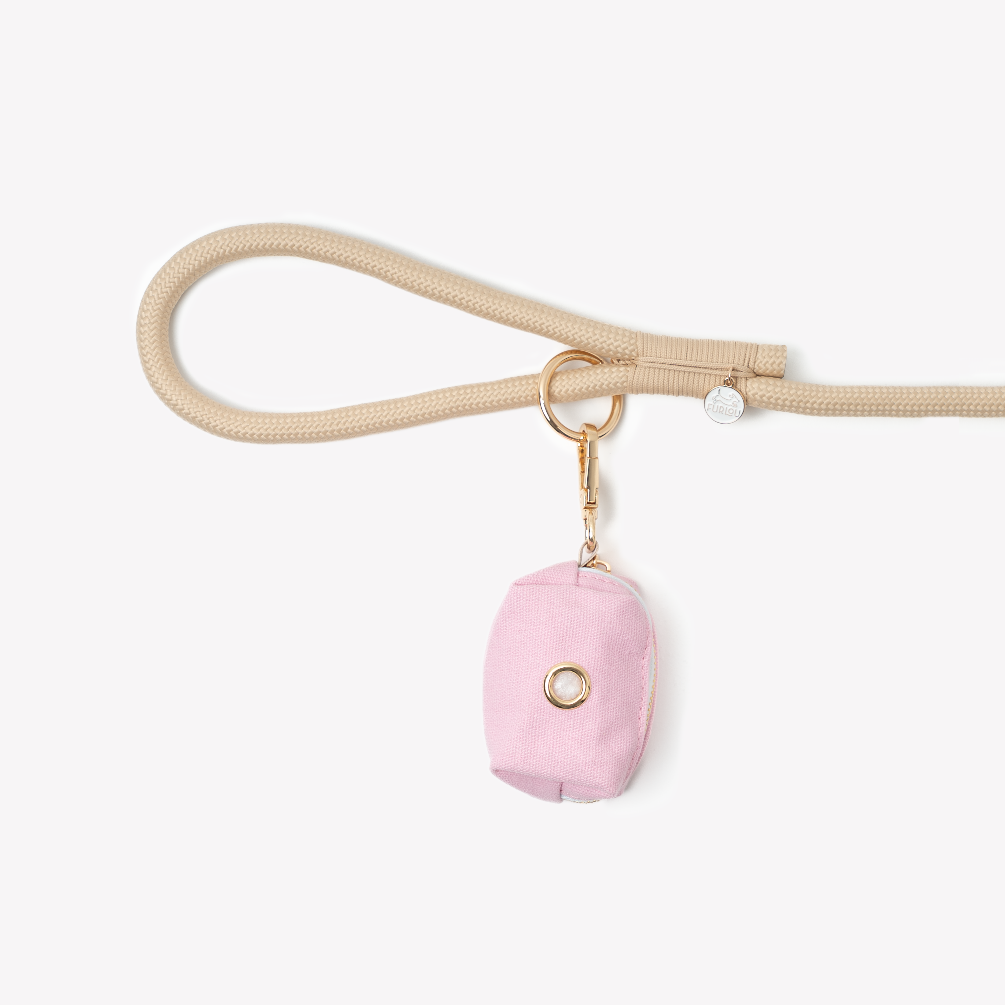 'Pink' - Poop Bag Holder - FURLOU 