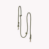 'Moss Green' - Hands Free Braided Leash - FURLOU 