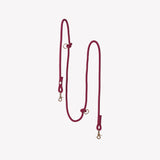'Bordeaux' - Hands Free Braided Leash - FURLOU 
