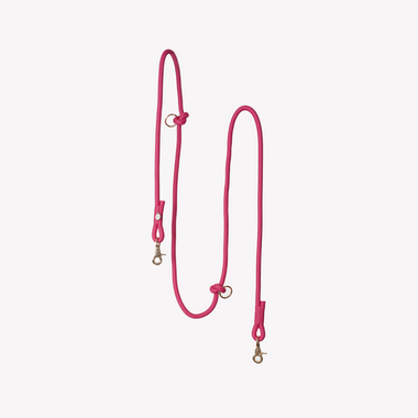'Magenta' - Hands Free Braided Leash - FURLOU 