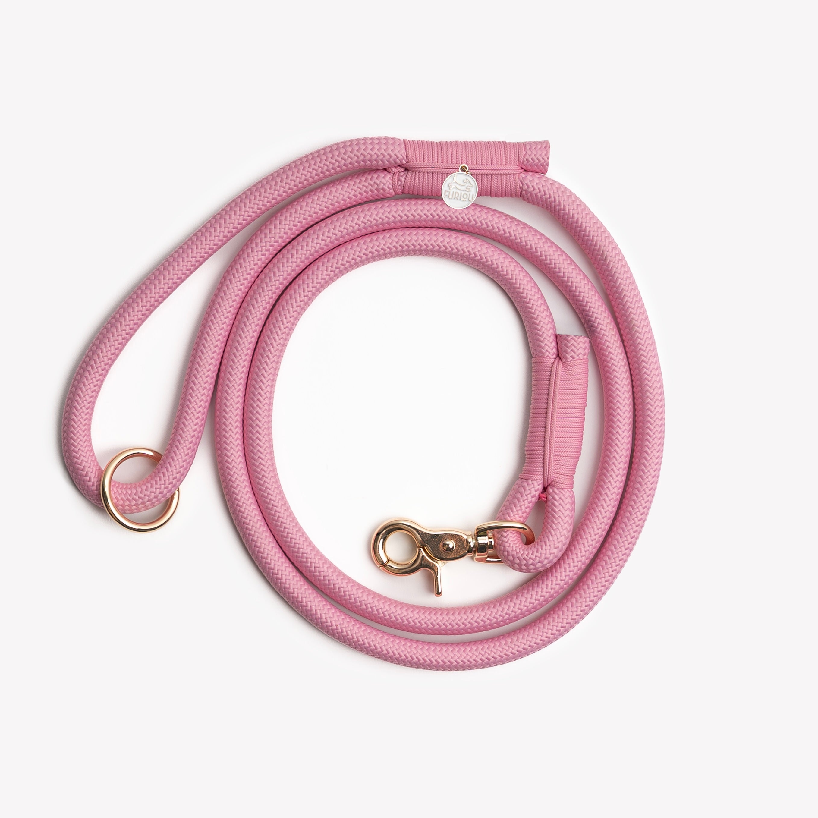 'Pink' - Braided Rope Leash – FURLOU