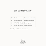 'Yellow' - Velvet Dog Collar - FURLOU 