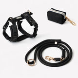 Black Comfort Harness Set - FURLOU 