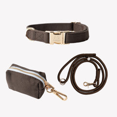 Brown Collar Set - FURLOU 