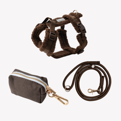 Brown Sherpa Harness Set - FURLOU 