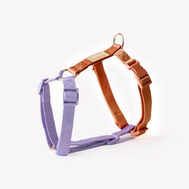 Lavender and Terracotta - Dog Harness - FURLOU 