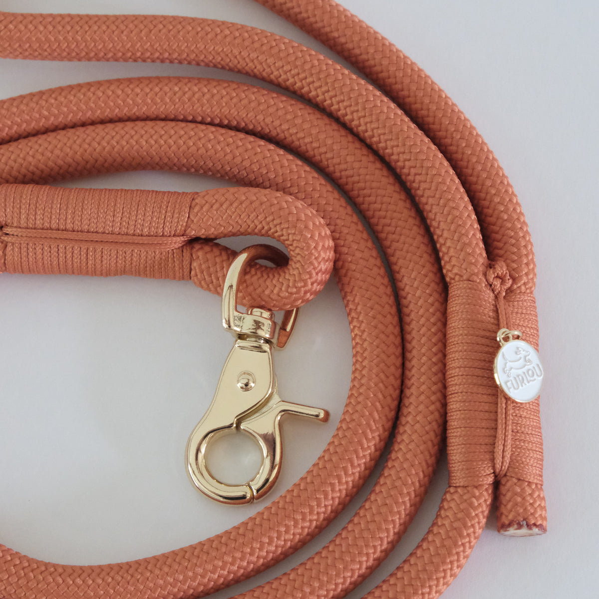 'Terracotta' - Braided Rope Leash