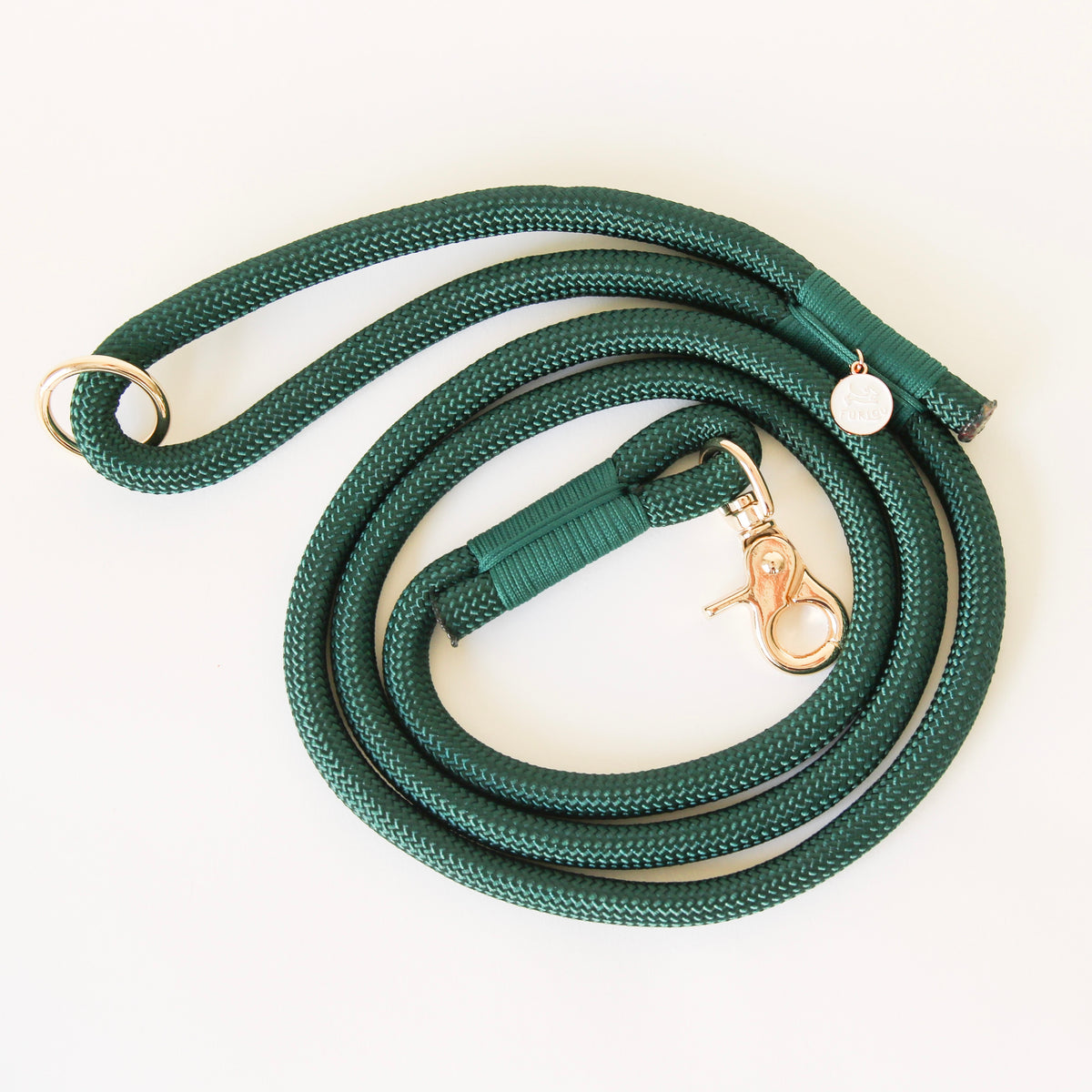 'Evergreen' - Braided Rope Leash - FURLOU 