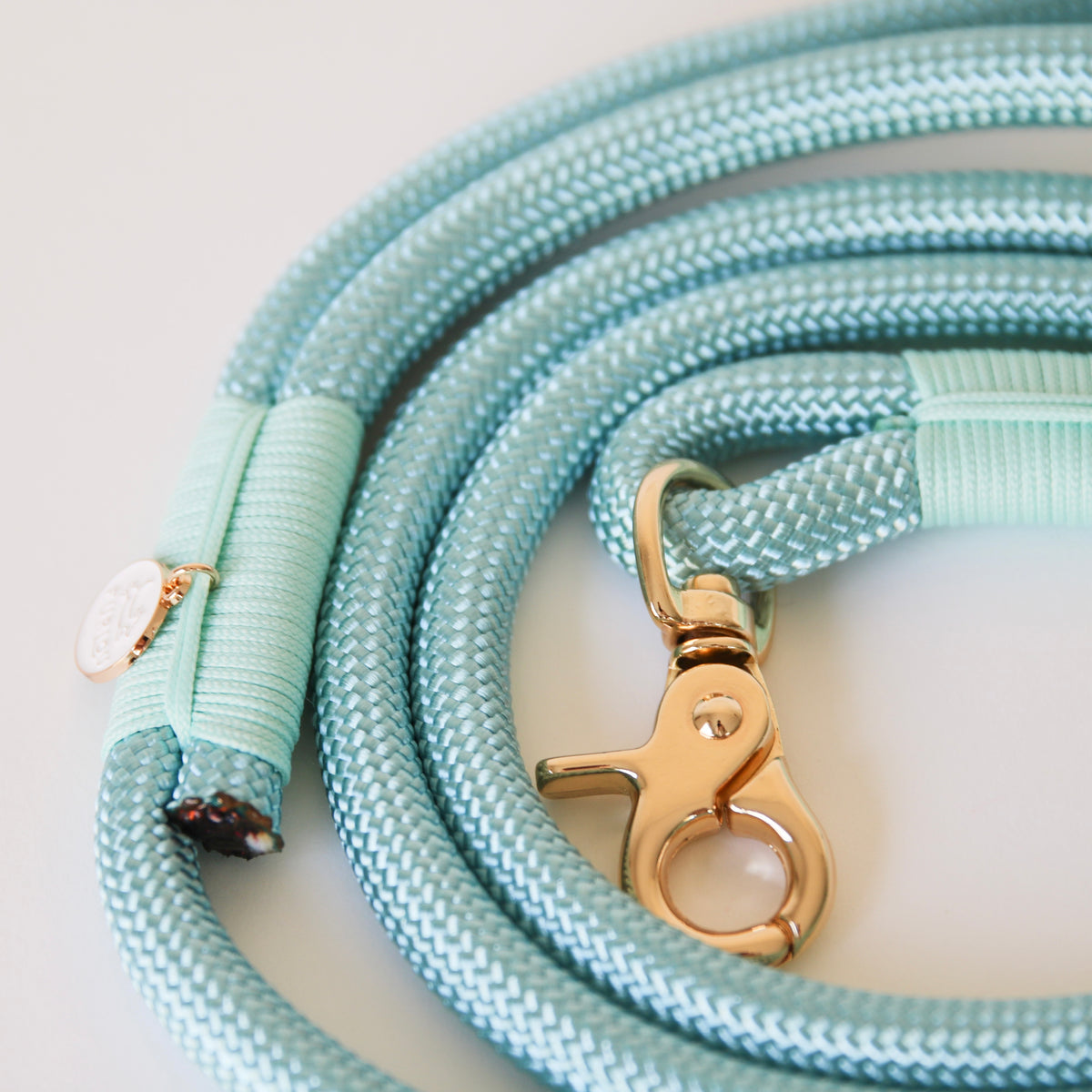 'Aqua' - Braided Rope Leash - FURLOU 