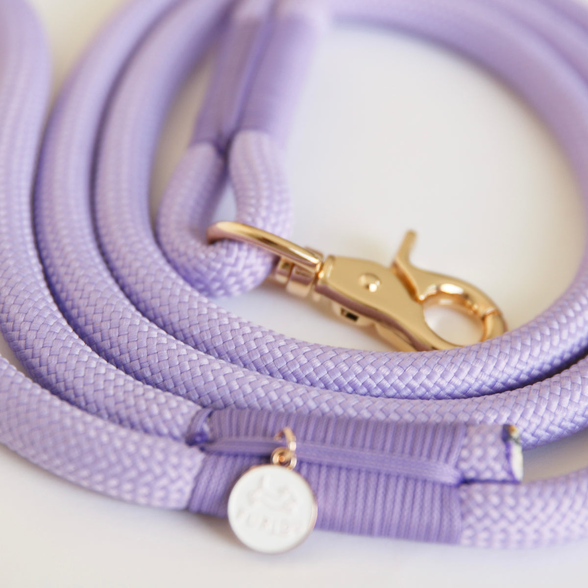 'Lavender' - Braided Rope Leash - FURLOU 