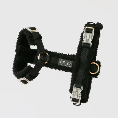 Black - Sherpa Dog Harness - FURLOU 