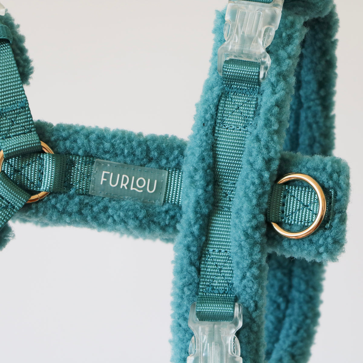 Teal - Sherpa Dog Harness - FURLOU 