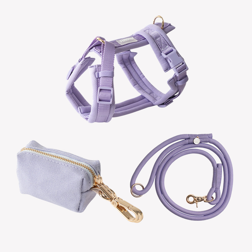 Lavender Comfort Harness Set - FURLOU 