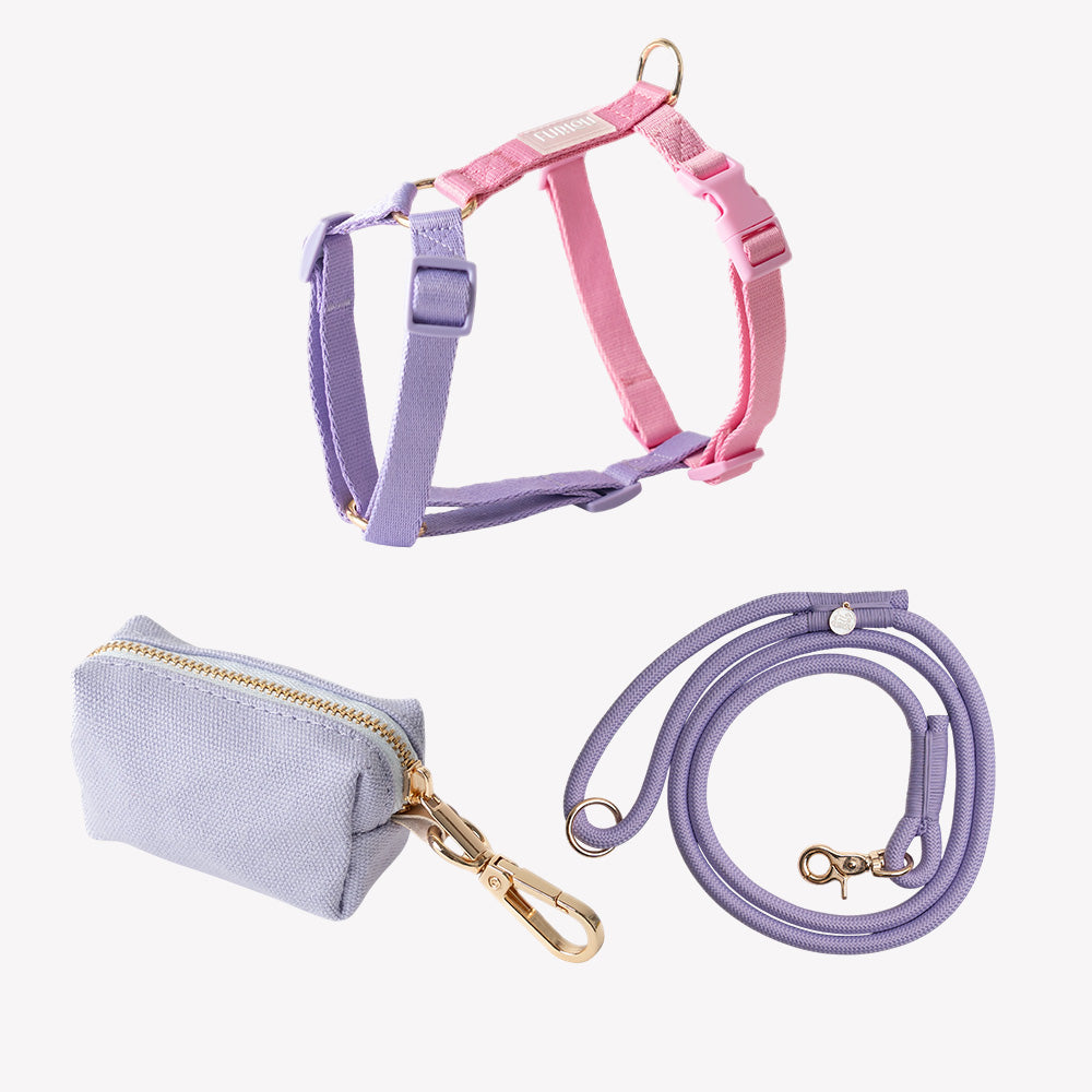 Lavender Harness Set - FURLOU 
