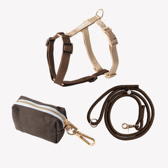 Brown Harness Set - FURLOU 