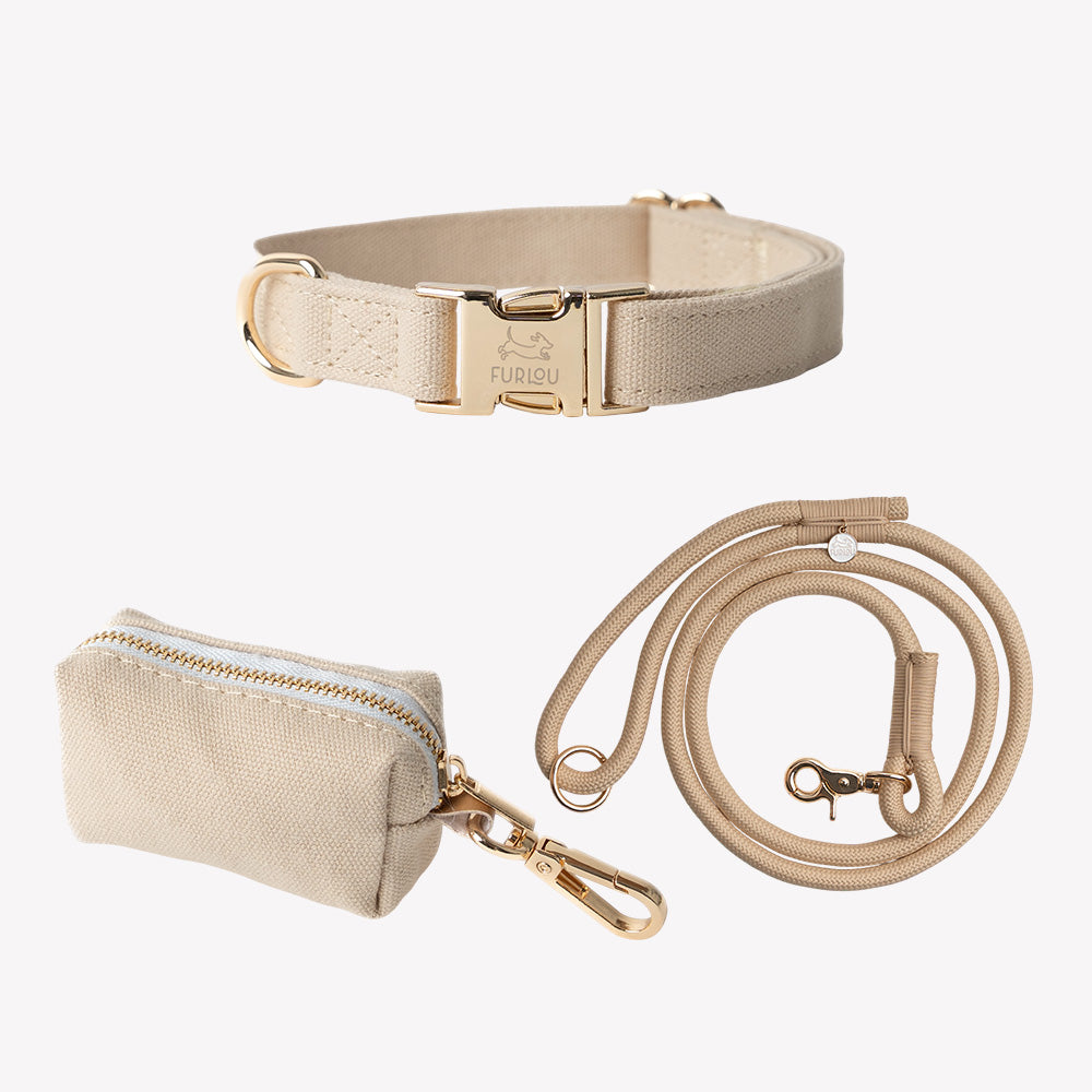 Tan Collar Set - FURLOU 