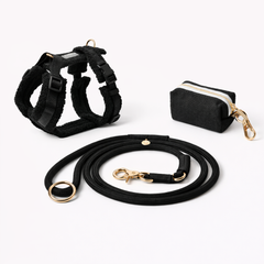 Black Sherpa Harness Set - FURLOU 