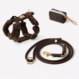 Brown Sherpa Harness Set - FURLOU 
