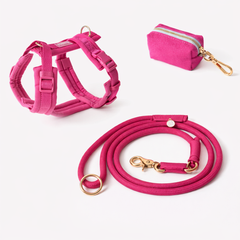 Magenta Harness Set - FURLOU 