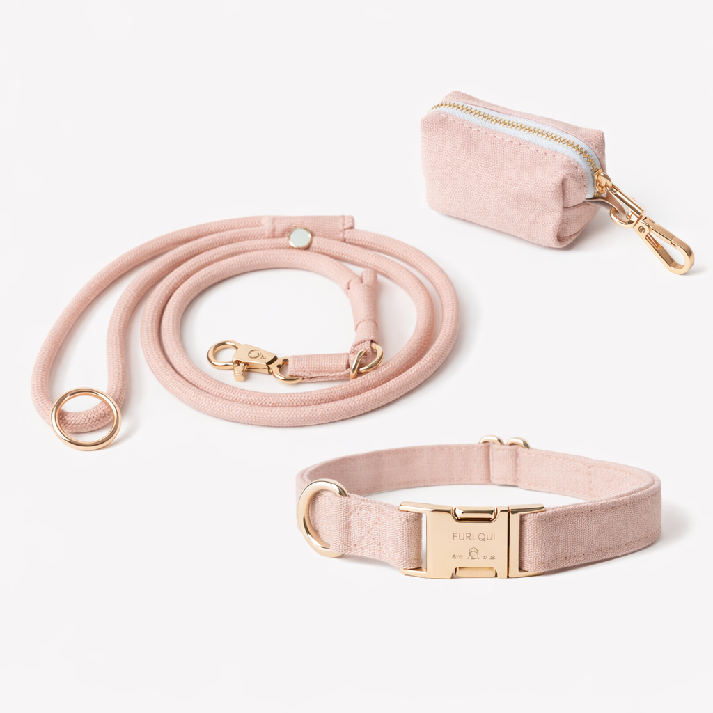 Rose Collar Set - FURLOU 