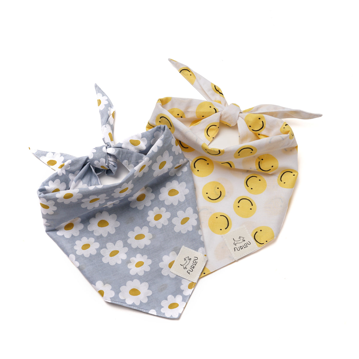 Blue Daisy Chains - Bandana - FURLOU 