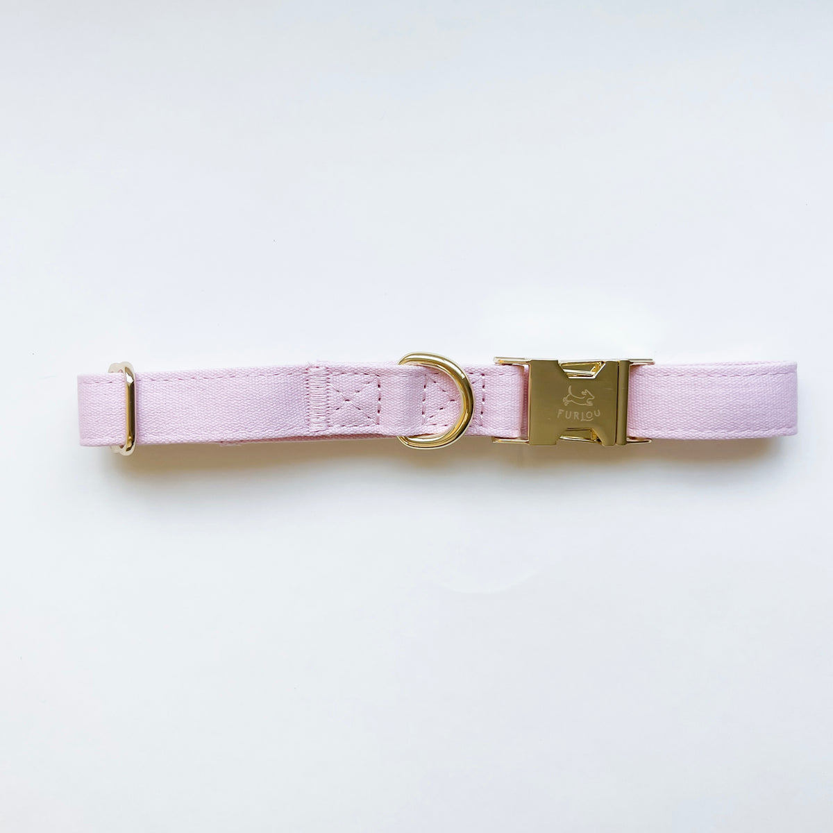 'Pastel Pink' - Dog Collar - FURLOU 