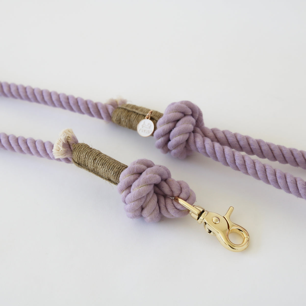 'Lavender Fields' - Rope Leash - FURLOU 