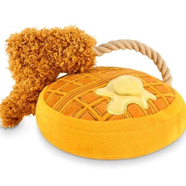Chicken and Waffles - Dog Toy - FURLOU 